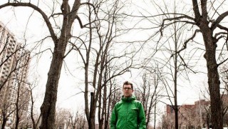 Ben Wedge, pictured in Victoria Park, has found a correlation between the presence of flourishing trees and the locations of underground water systems in Halifax. (CHRISTIAN LAFORCE / Staff)