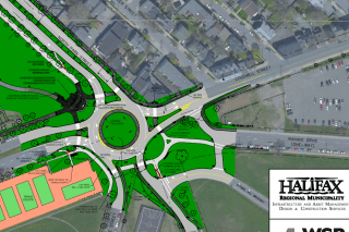 North Common Roundabout Design (birdseye)