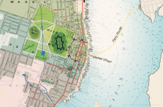 1917 Halifax Map taken from an article by Matthew Neville. see: https://spacing.ca/atlantic/2010/01/28/representing-halifax-exploring-the-potential-of-the-city-through-mapping/